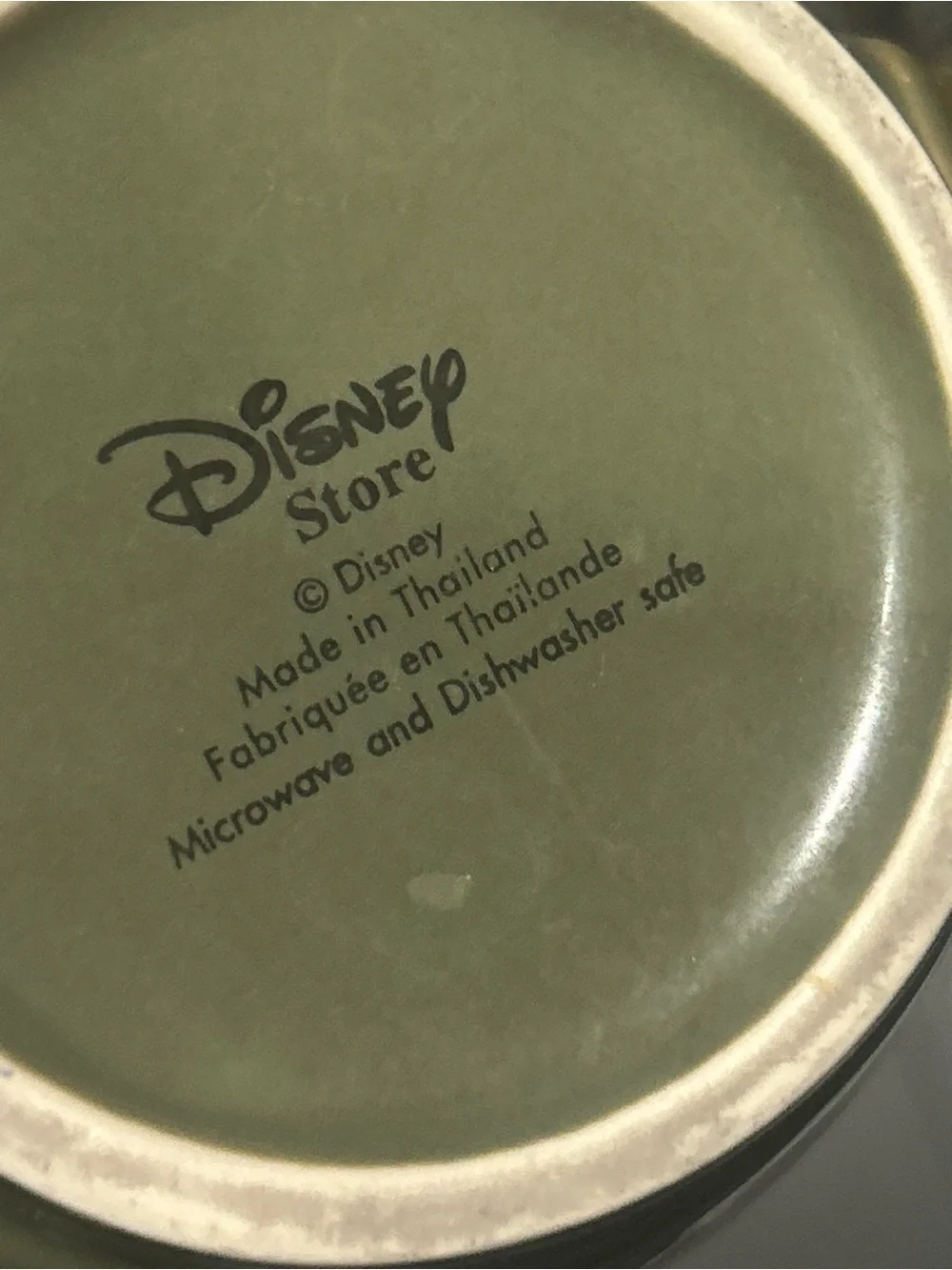 Disney Green 'A Little Charm' Jiminy Cricket Ceramic Mug